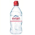 Evian Mineral Water Sports Cap 750ml 