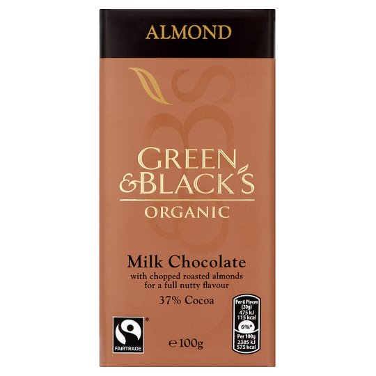 Green & Blacks Milk Chocolate with Almond 