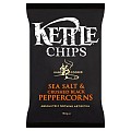 Kettle Crisps Sea Salt & Crushed Black Peppercorns 