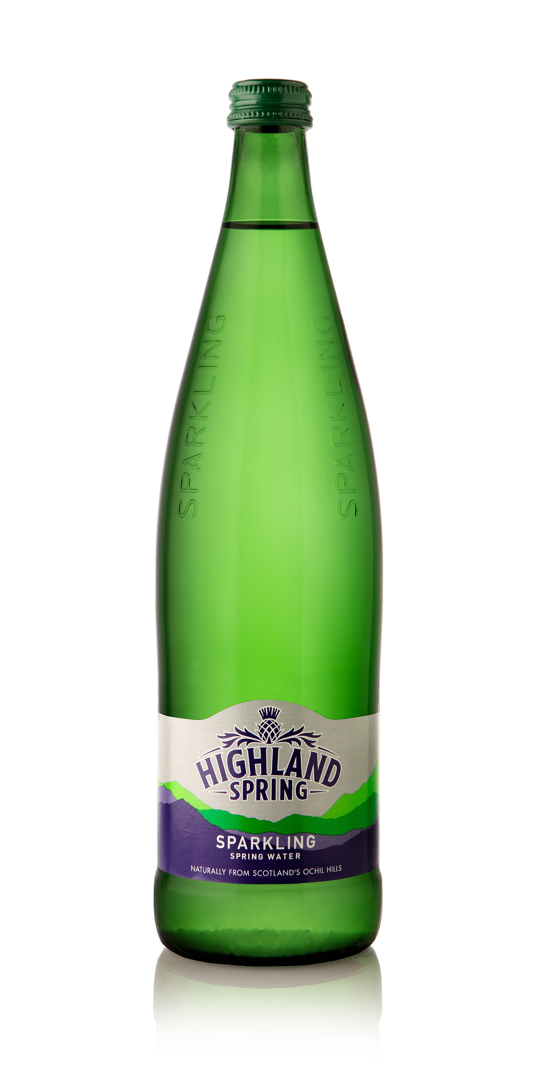 Highland Spring Sparkling Water Glass 75cl  