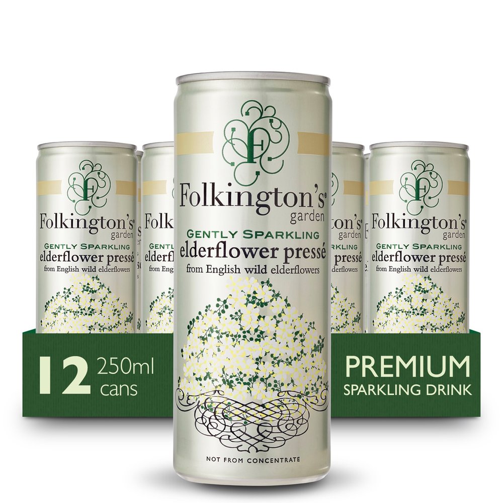 Folkington's Presse Gently Sparkling Elderflower