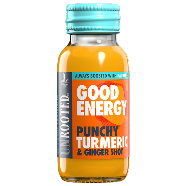Unrooted Shot Punchy Turmeric Good Energy