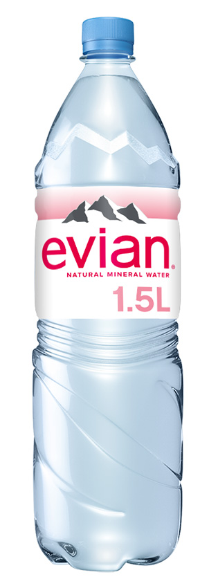 Evian 1.5ltr plastic